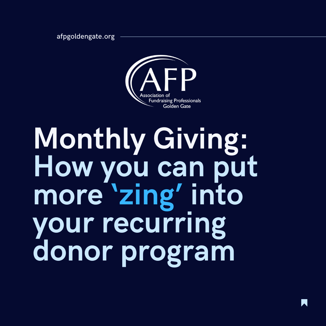 thumbnails Monthly Giving: How you can put more ZING into your recurring donor program